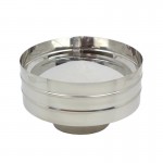Chapeu Aba S/C Parede Dupla Inox 80/130 Chapeu Aba S/C Parede Dupla Inox 80/130