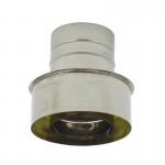 Uniao Inox Duplo 80/130 Simples 80 Mm Uniao Inox Duplo 80/130 Simples 80 Mm
