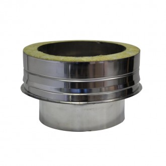 Uniao Inox Simples 80 Duplo 80/130 Mm Uniao Inox Simples 80 Duplo 80/130 Mm