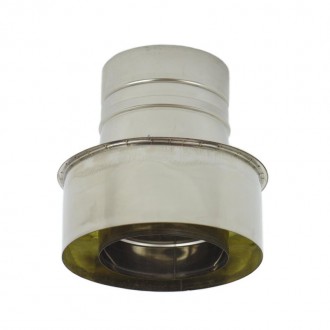 Uniao Inox Duplo 80/130 Simples 80 Mm Uniao Inox Duplo 80/130 Simples 80 Mm