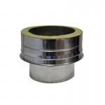 Uniao Inox Simples 80 Duplo 80/130 Mm Uniao Inox Simples 80 Duplo 80/130 Mm