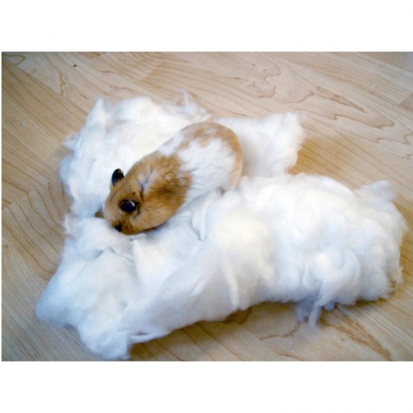 Material de Ninho P/Hamster Branco 30 G KERBL Material de Ninho P/Hamster Branco 30 G KERBL