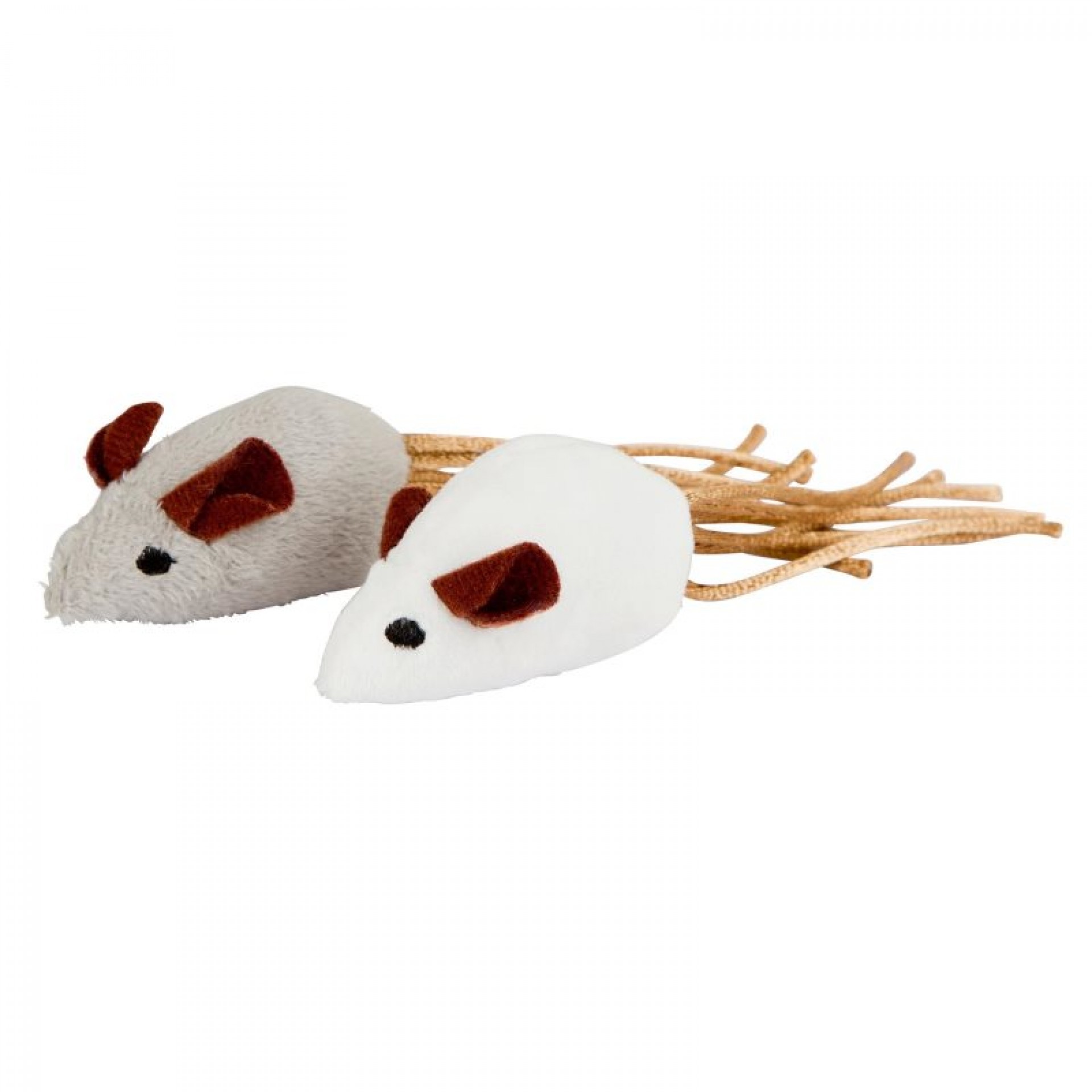 Brinq Conj 2 Ratos p/Gato 7CM