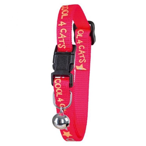 Coleira Ajust�vel p/ Gato KERBL Rosa