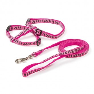 Peitoral Zebra Pink Gt 120CM