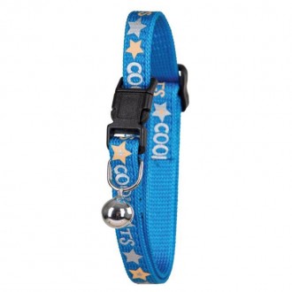 Coleira Ajustável p/ Gato KERBL Azul Coleira Ajustável p/ Gato KERBL Azul