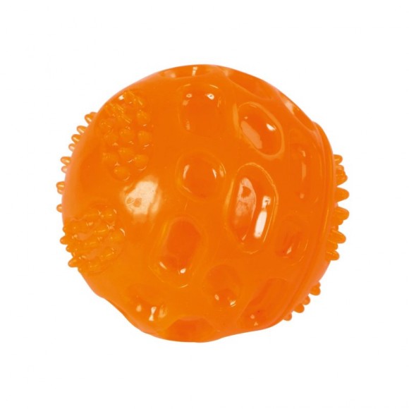 BRINQUEDO PARA C�O BOLA RESISTENTE LARANJA