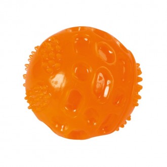 BRINQUEDO PARA CÃO BOLA RESISTENTE LARANJA BRINQUEDO PARA CÃO BOLA RESISTENTE LARANJA