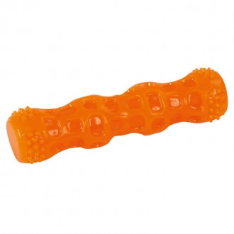 BRINQUEDO PARA CÃO RESISTENTE PAU LARANJA 18 CM BRINQUEDO PARA CÃO RESISTENTE PAU LARANJA 18 CM