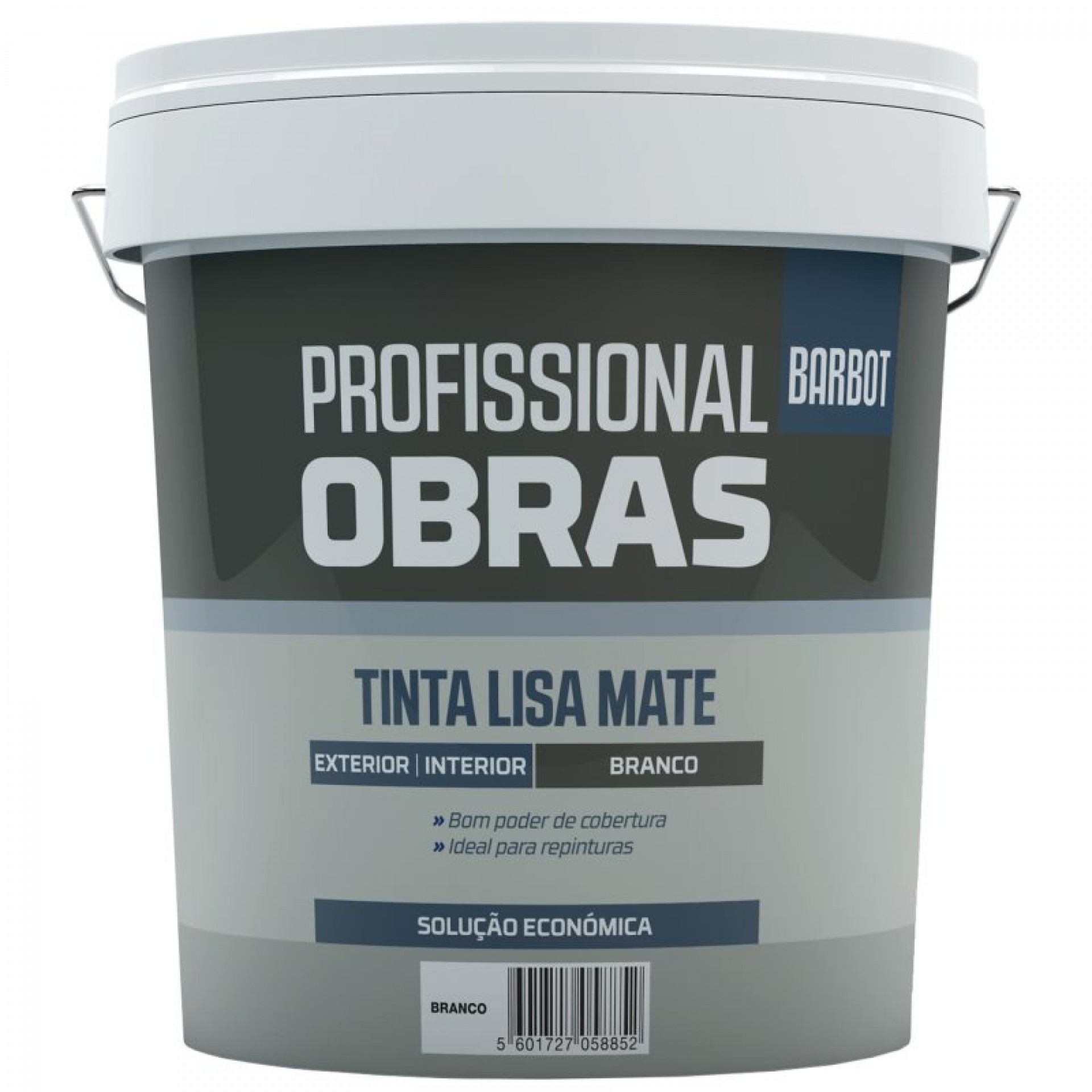 Tinta Exterior Interior Mate Branco BARBOT 5LT