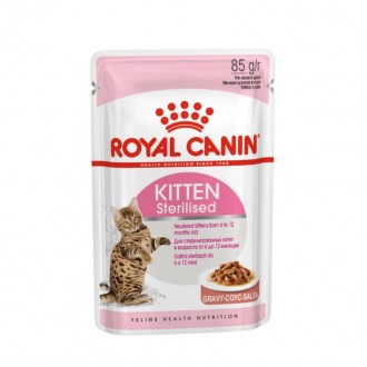Alimento Húmid Gatinho Esteriliz 85 G ROYAL CANIN Alimento Húmid Gatinho Esteriliz 85 G ROYAL CANIN