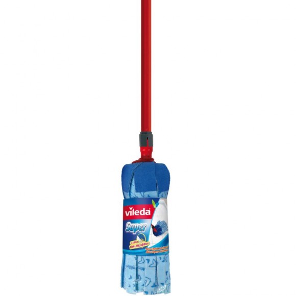 Esfregona Super Micro Fibras 125 CM VILEDA Esfregona Super Micro Fibras 125 CM VILEDA
