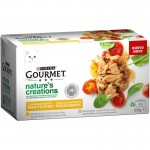 Alimento H�mid Gat Frng Per� 4X85 G GOURMET NATURE