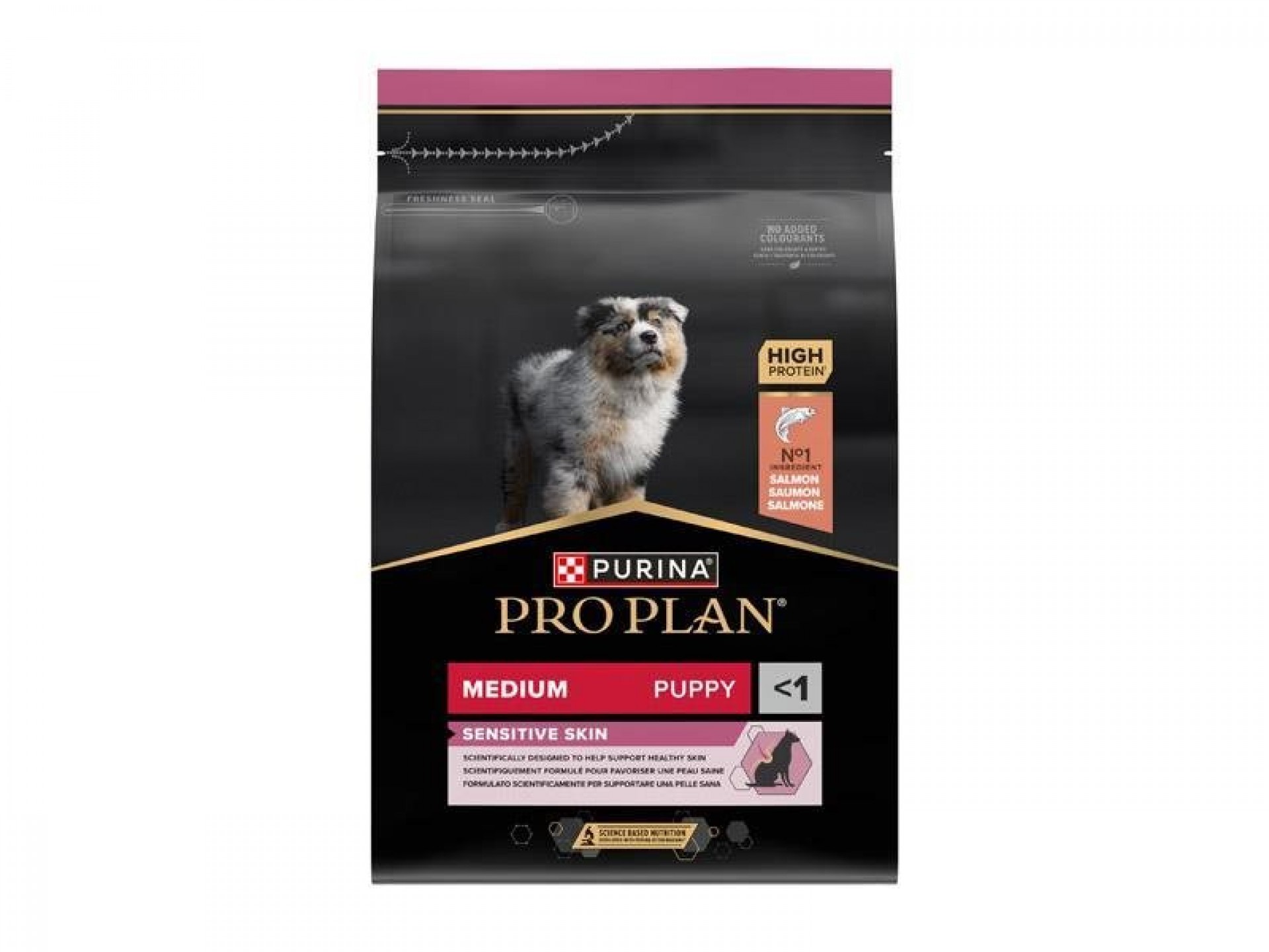 ALIM SECO PARA CACHORRO SENSITIVE SKIN SALMÃO 3 KG