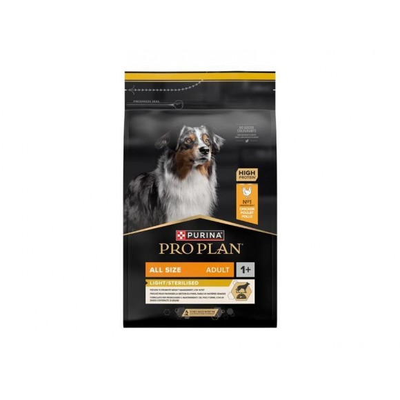 ALIM SECO PARA CÃO LIGHT ESTERLIZADO FRANGO 3 KG ALIM SECO PARA CÃO LIGHT ESTERLIZADO FRANGO 3 KG