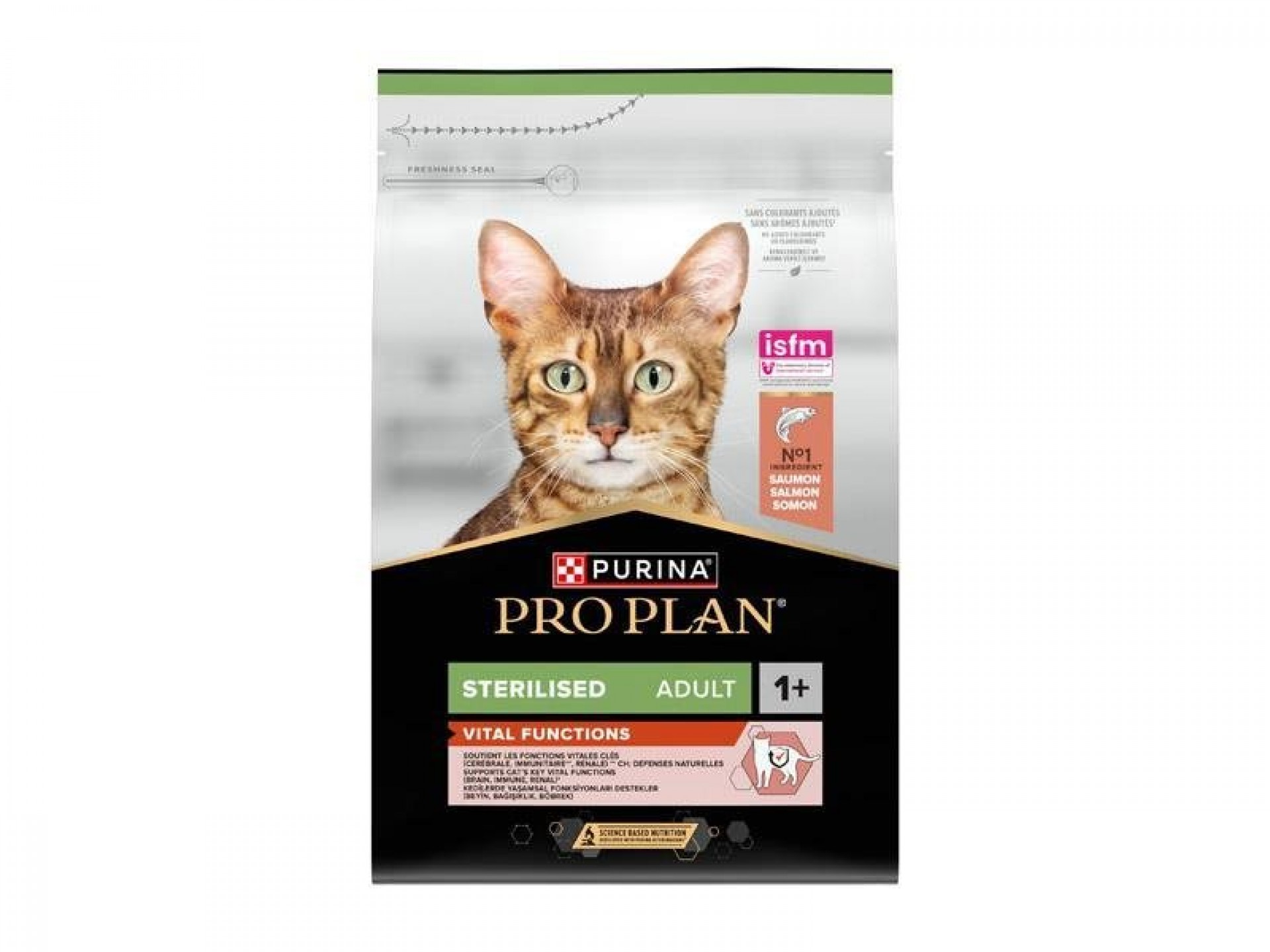 ALIMENTO SECO PARA GATO ESTERILIZADO SALMÃO 3 KG