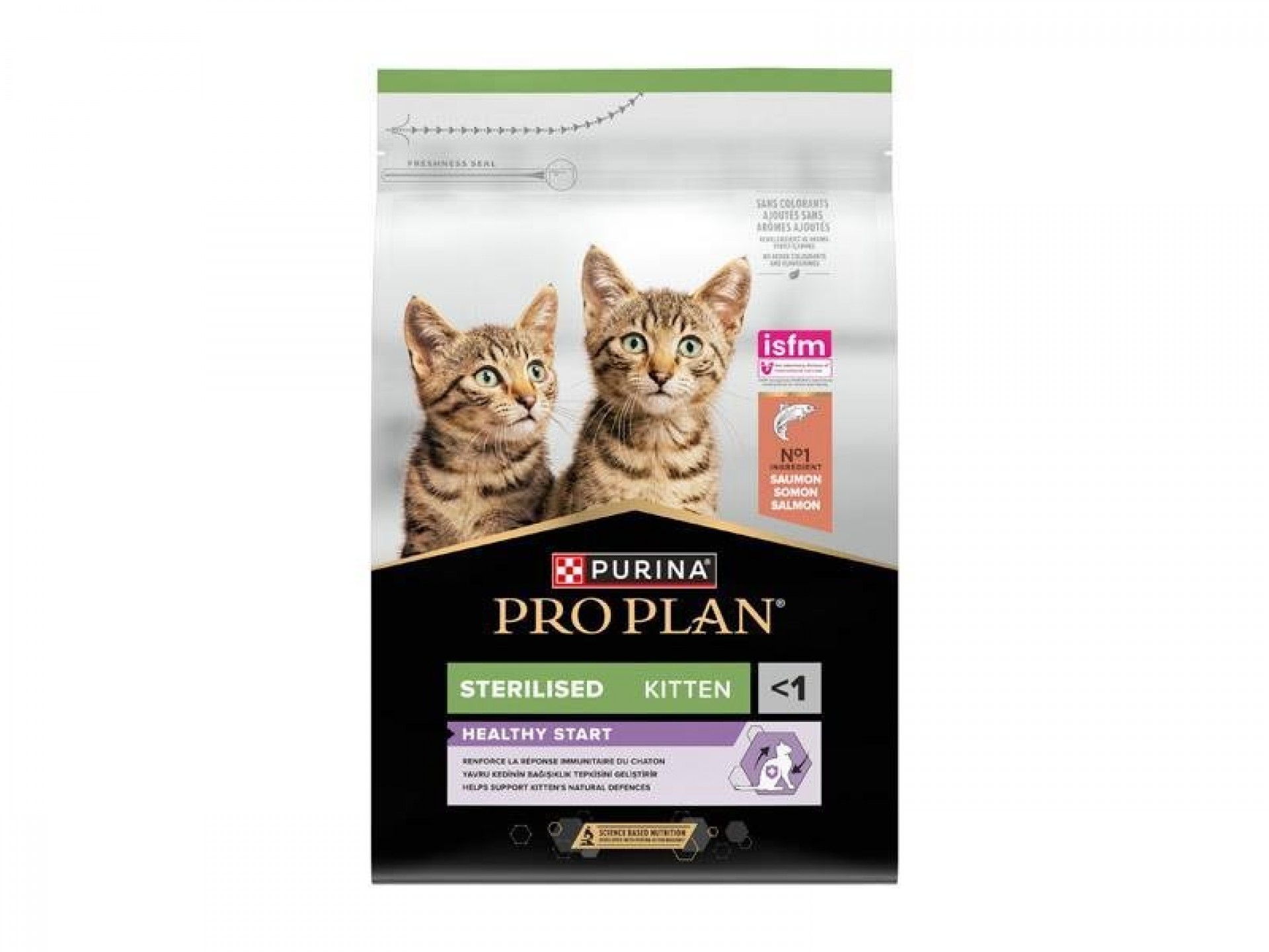 ALIMENTO SECO PARA GATO ESTERELIZADO SALMÃO 3 KG