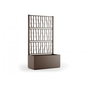 Floreira Ethica 80X36 CM C/Treli�a 140CM Taupe STEFANPLAST