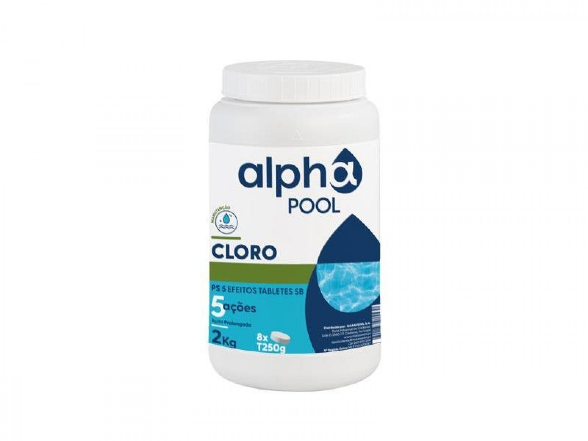 CLORO 5 AÇÕES T20 1KG ALPHAPOOL