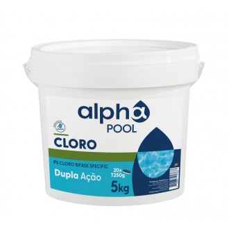 CLORO 10 A��ES T250 BICAPA 5KG ALPHAPOOL