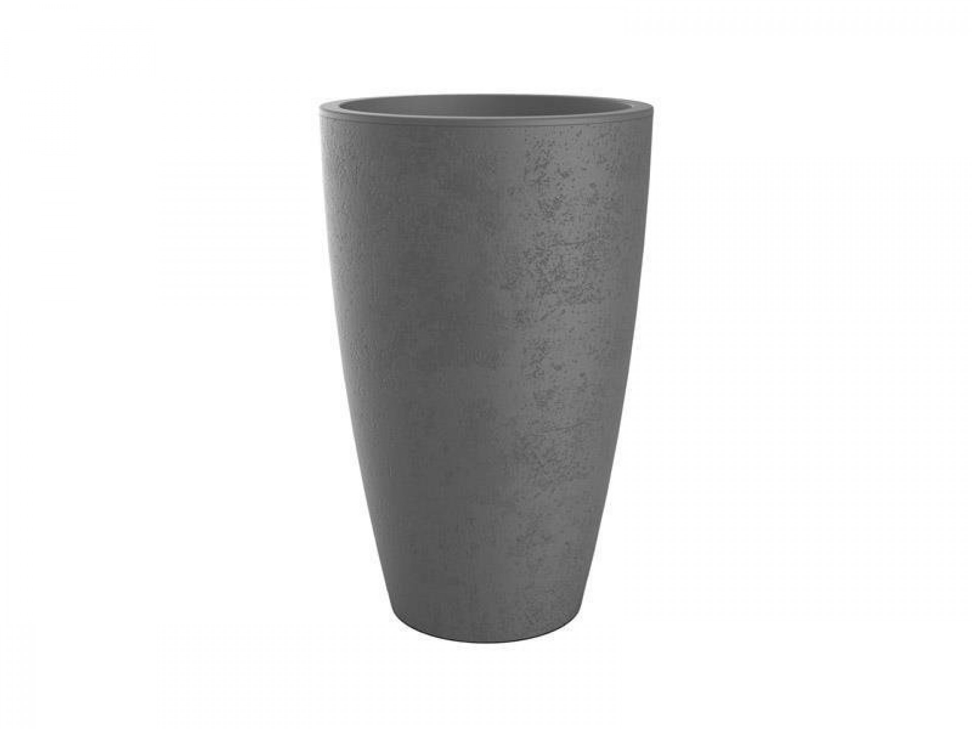 Vaso Conico Alto Basalt Up Cinza 38 CM POETIC