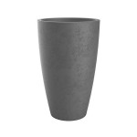 Vaso Conico Alto Basalt Up Cinza 38 CM POETIC Vaso Conico Alto Basalt Up Cinza 38 CM POETIC