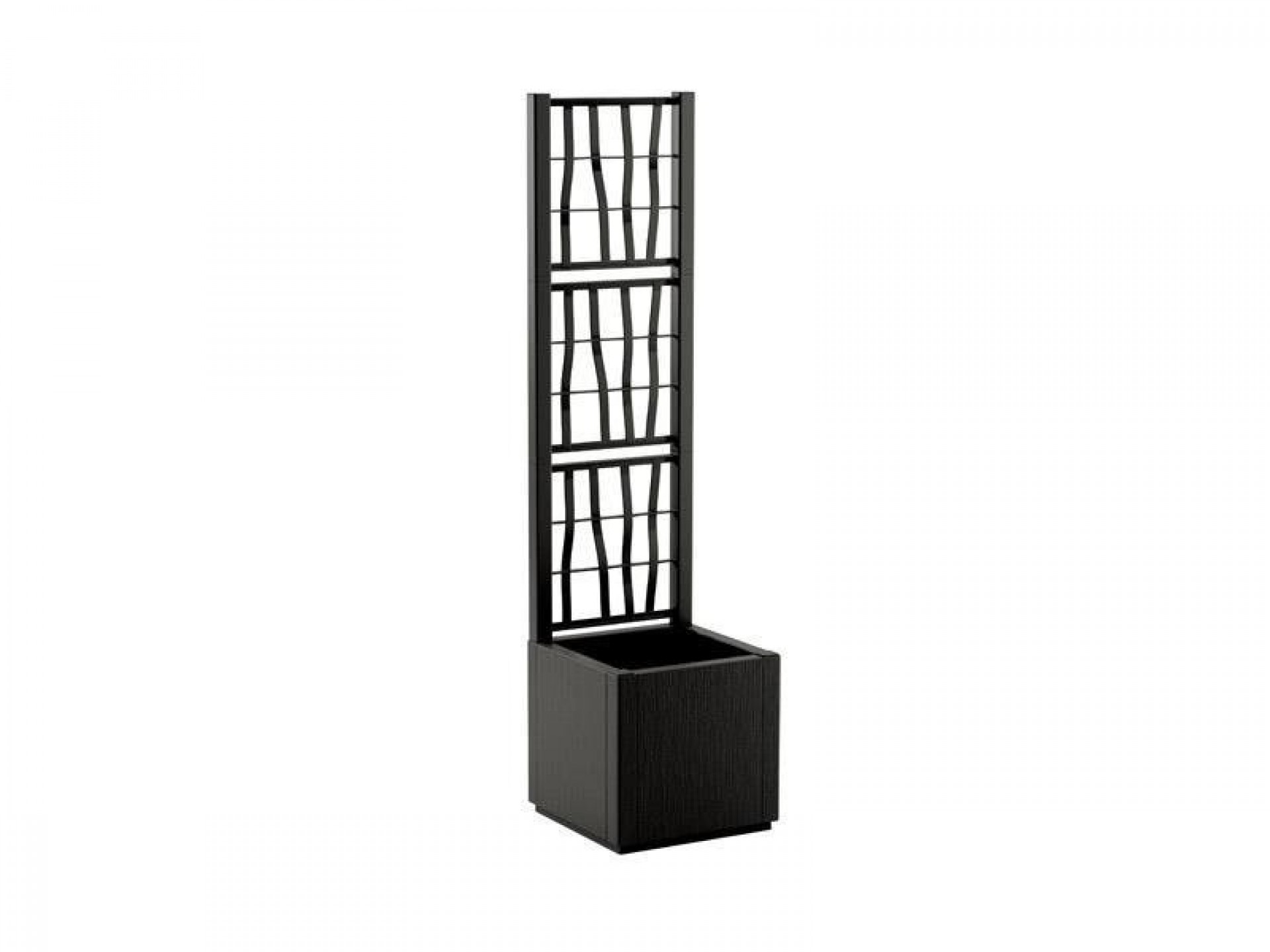 Vaso Ethica 36X36CM C/Treliça 140CM Antrac STEFANPLAST