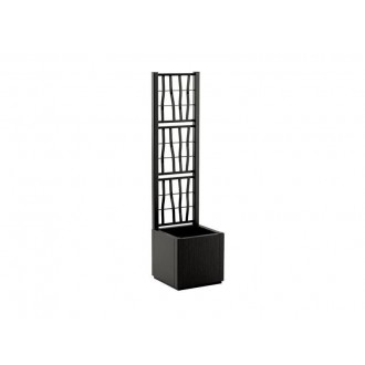 Vaso Ethica 36X36CM C/Treli�a 140CM Antrac STEFANPLAST