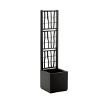 Vaso Ethica 36X36CM C/Treliça 140CM Antrac STEFANPLAST Vaso Ethica 36X36CM C/Treliça 140CM Antrac STEFANPLAST