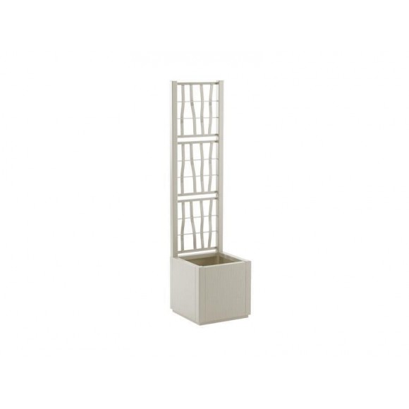 Vaso Ethica 36X36CM C/Treliça 140CM Br STEFANPLAST Vaso Ethica 36X36CM C/Treliça 140CM Br STEFANPLAST