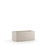 Floreira Ethica 80X36 CM Branco Giz STEFANPLAST