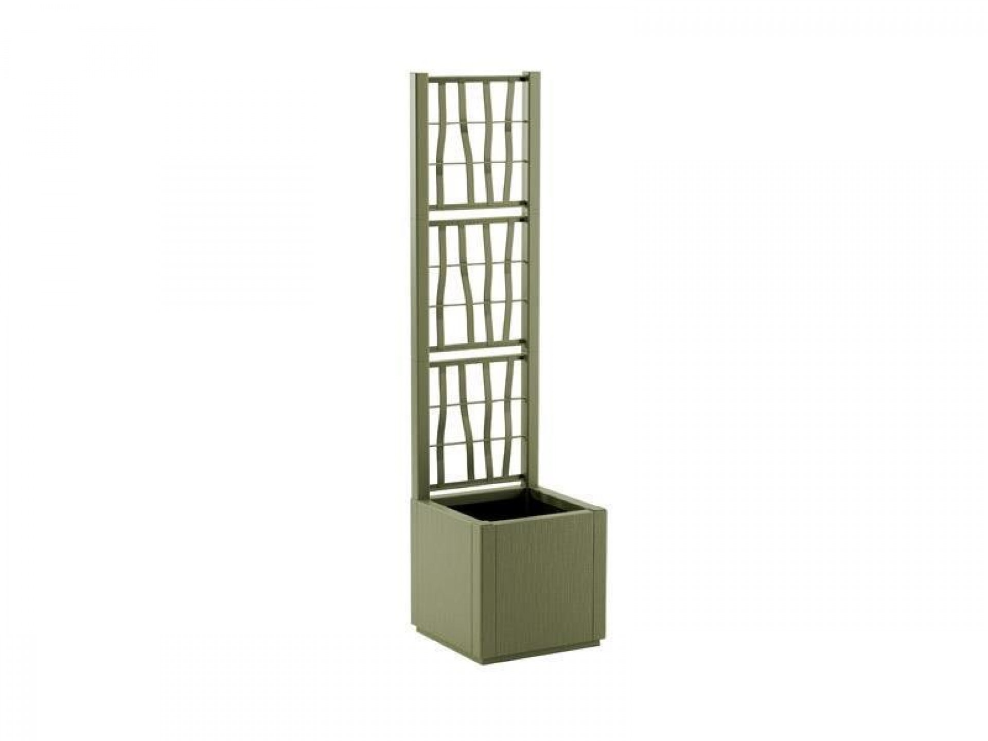 Vaso Ethica 36X36CM C/Treliça 140CM Vrd STEFANPLAST