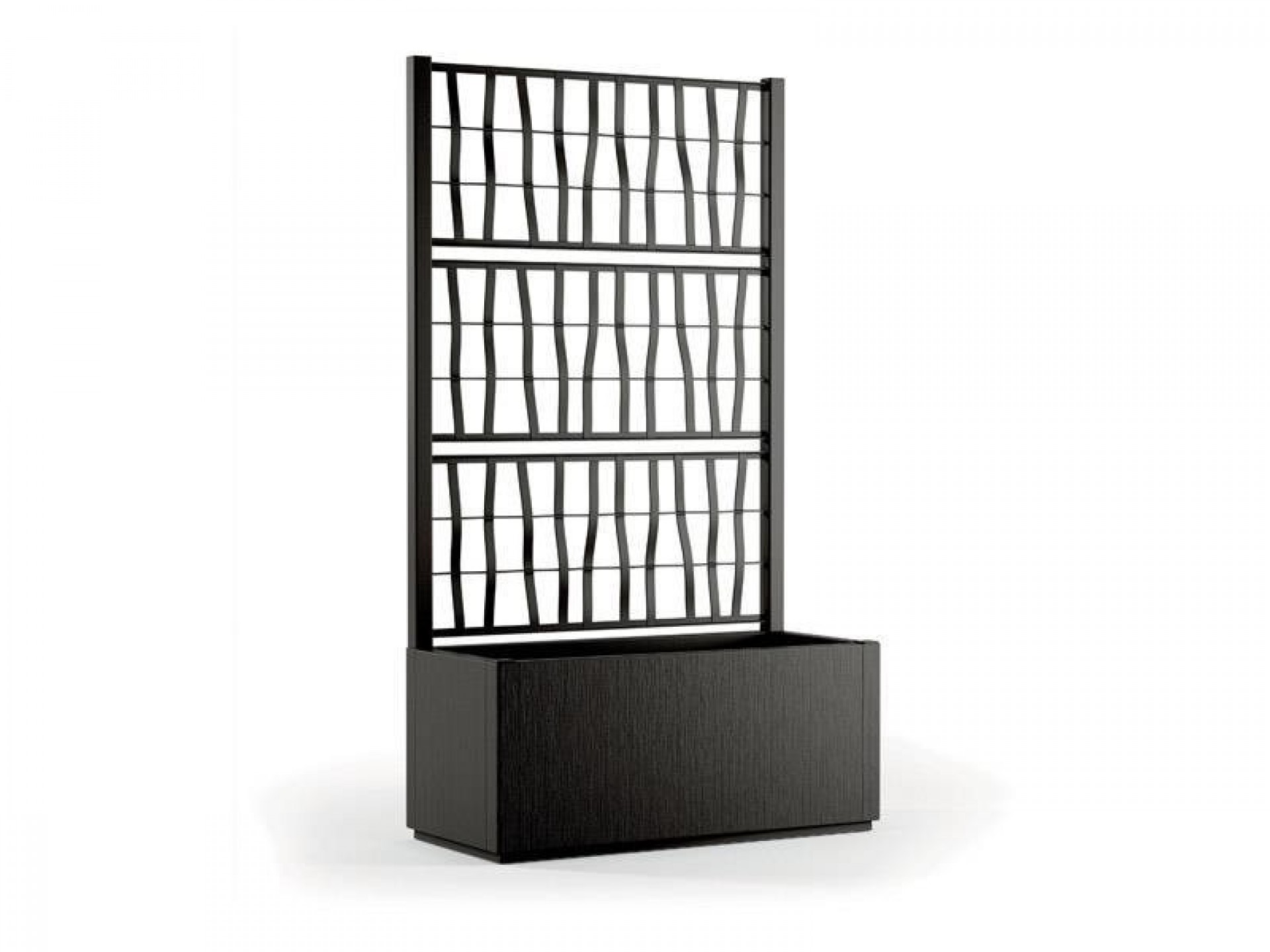 Floreira Ethica 80X36CM C/Treliça 140CM Antrac STEFANPLAST