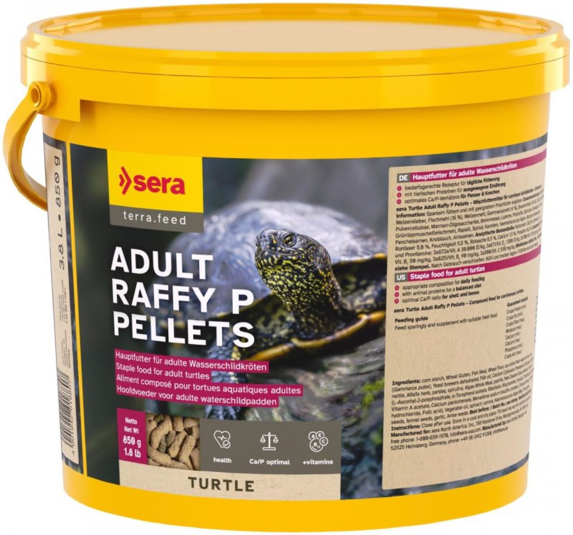 Alimento P/Tartaruga Raffy P 3800 ML SERA