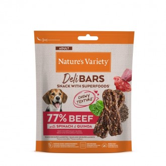 Snack Para Cão Delibars Vaca 70 G NATURE'S VARIETY Snack Para Cão Delibars Vaca 70 G NATURE'S VARIETY