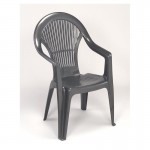 Cadeira Vega Com Braço Antracite PROGARDEN Cadeira Vega Com Braço Antracite PROGARDEN