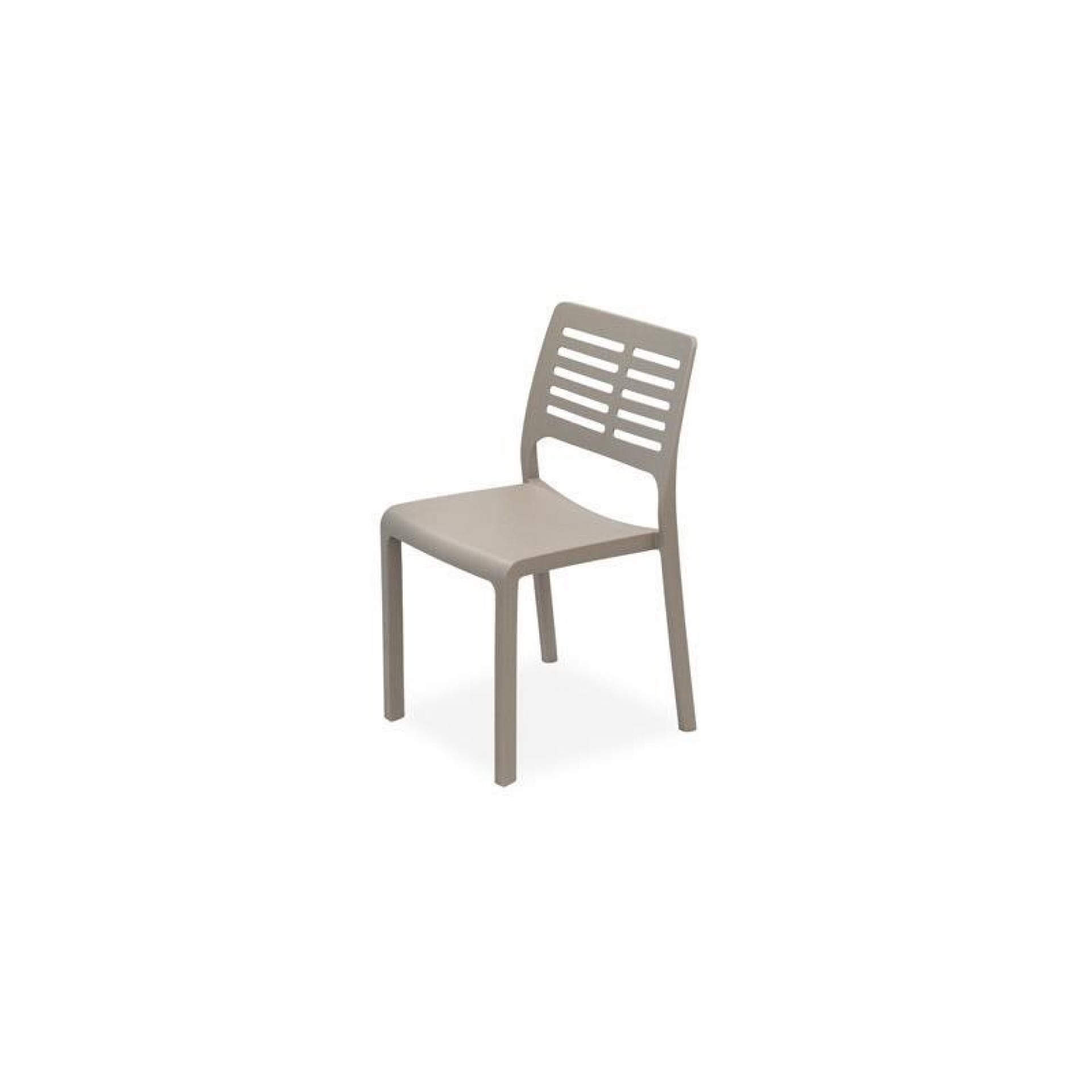 Cadeira Sem Braço Mistral Taupe PROGARDEN