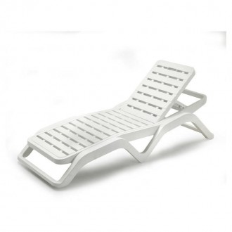 Espregui�adeira Scirocco branca PROGARDEN