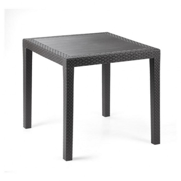 Mesa Quadrada King 79X79X72cm Antracite