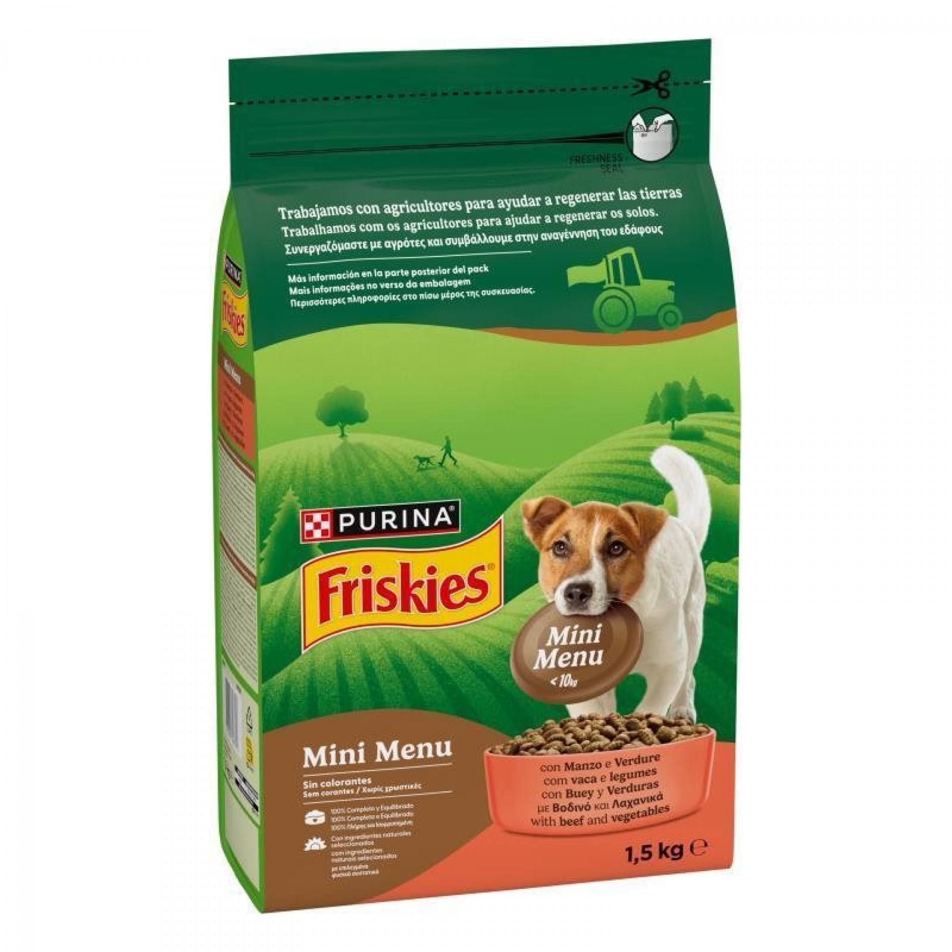Alimento Seco Para Cão Menu Vaca 1,5 KG FRISKIES