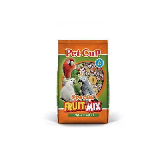 Alimento Mistura Papagaio Special Fruit Mix 3KG PET CUP Alimento Mistura Papagaio Special Fruit Mix 3KG PET CUP