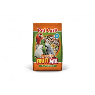 Alimento Mistura Papagaio Special Fruit Mix 3KG PET CUP Alimento Mistura Papagaio Special Fruit Mix 3KG PET CUP